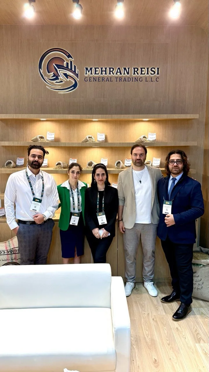 The MRGT team and visitors at an exhibition stand